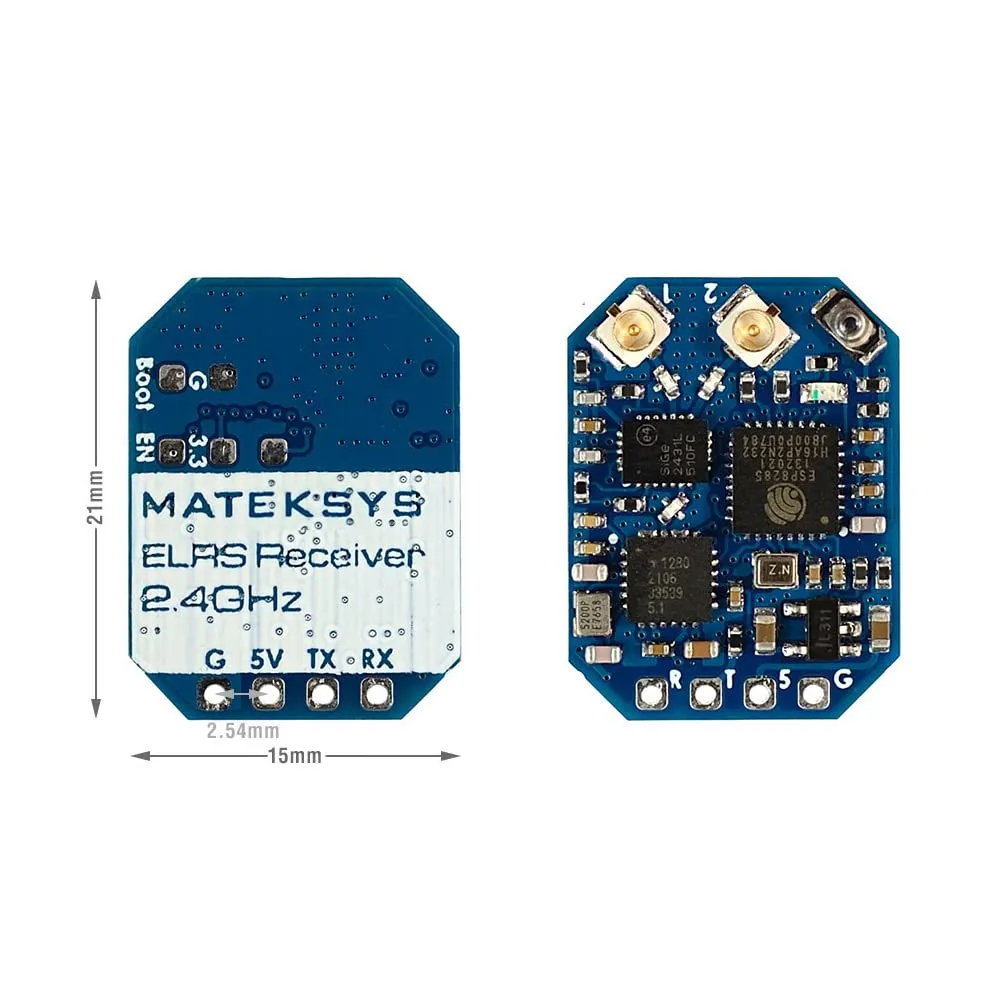 MATEK Mateksys ExpressLRS ELRS 2.4GHz ELRS-R24-D Nano Receiver for RC FPV Micro Mini Freestyle Long Range Racing Drones aagosh.in1.webp