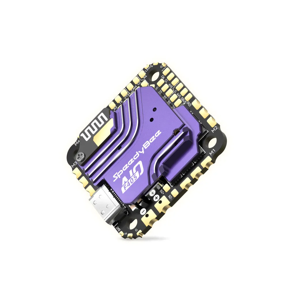 SpeedyBee F405 AIO 40A Bluejay 25.5x25.5 3-6S Flight Controller for FPV Racing Drone
