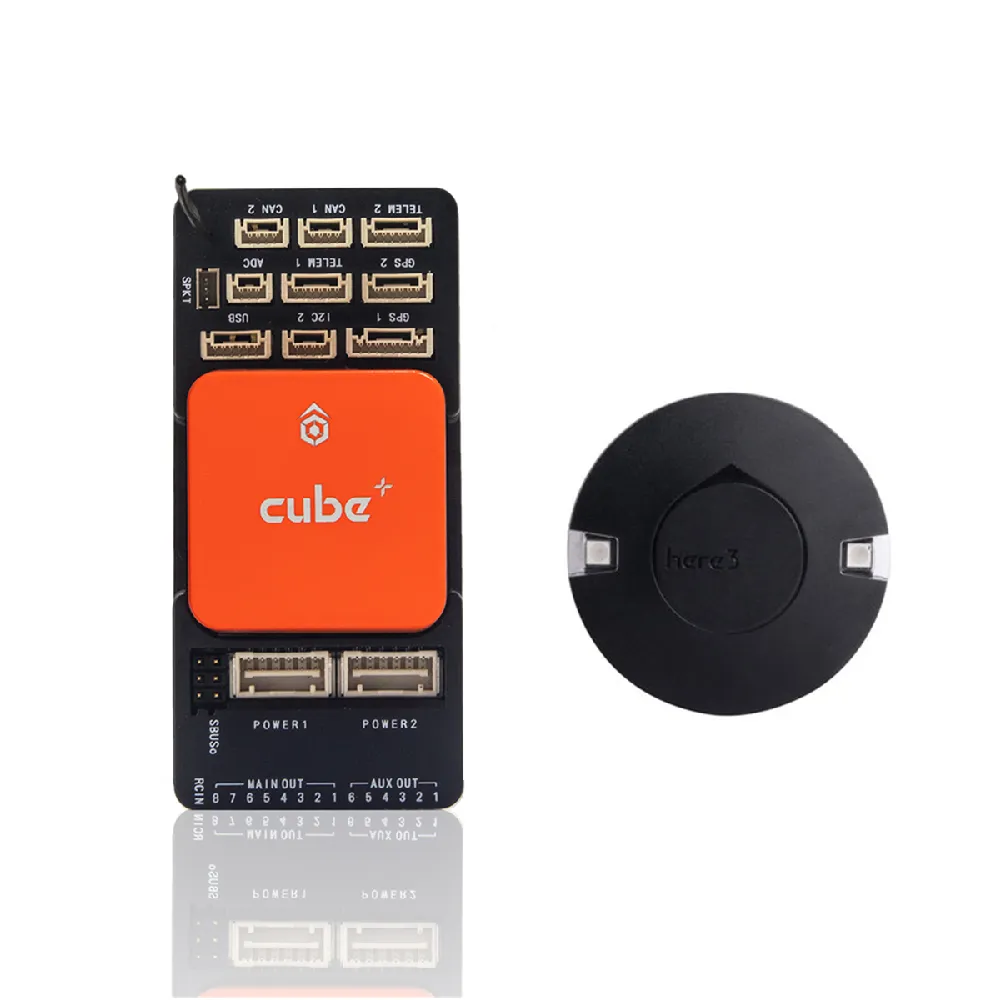 [N/A] HEX Pixhawk 2.1 PX4 PIX 32 Bit Flight Controller Autopilot - The Cube+ Orange Standard Set W/ Here 3 GPS ADS-B Carrier Board