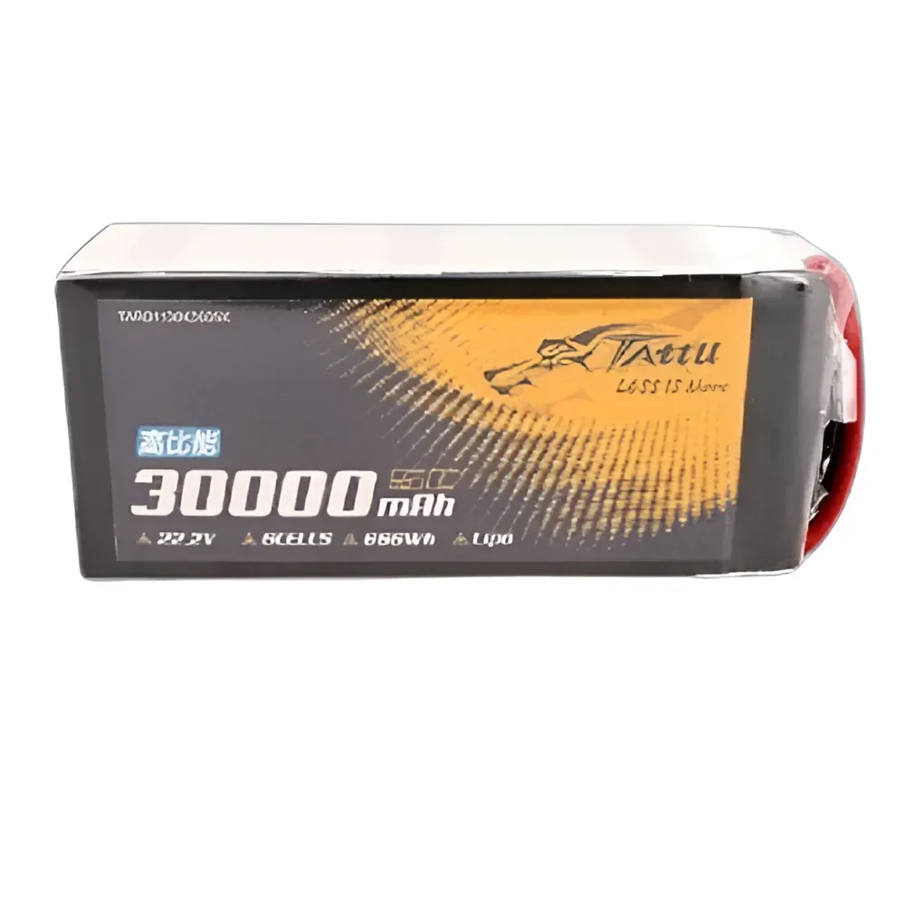 TATTU Solid State 30000 mAh 22.2V 5C 6S1P Lipo Battery with XT90 Plug