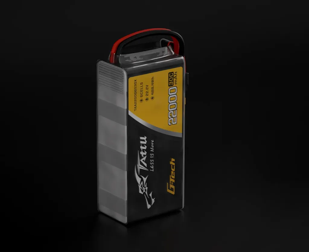 Tattu 22000mAh 30C 6S 22.2V G-Tech Lipo Battery Pack with XT90-S Plug