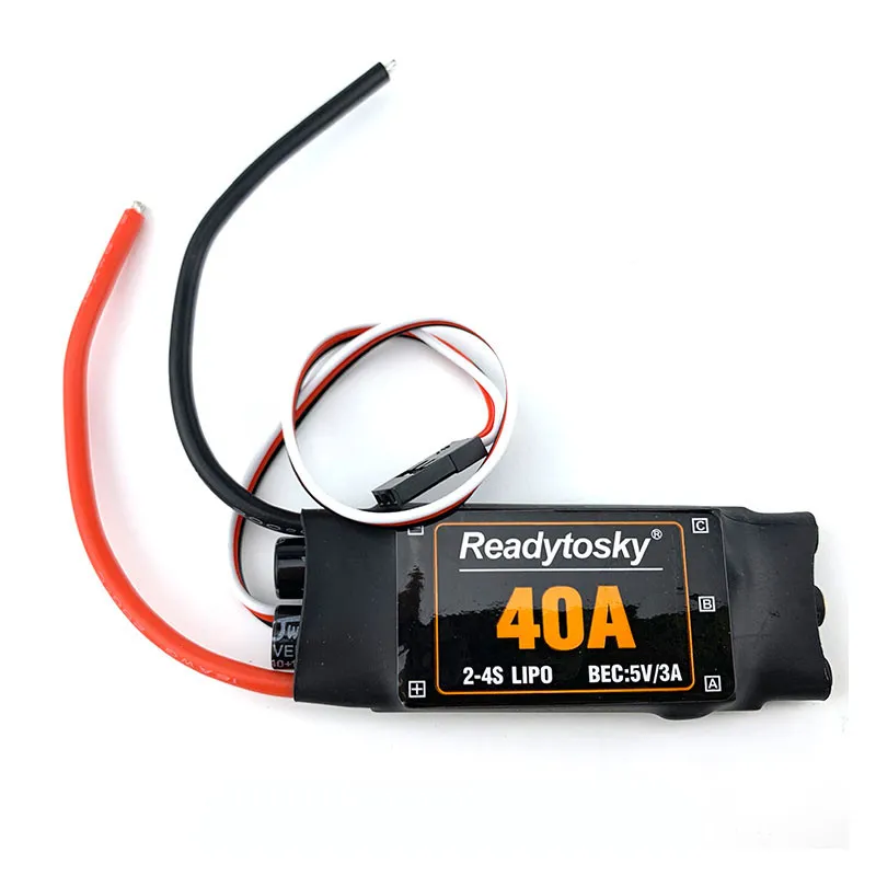 40A 2-4S ESC with 3.5mm Banana Connector