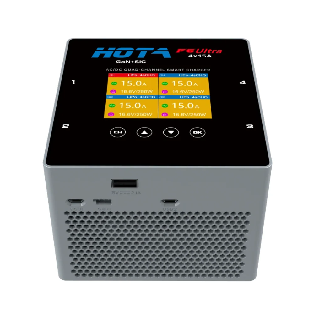 HOTA F6 Ultra Quad Channel AC/DC Smart Charger